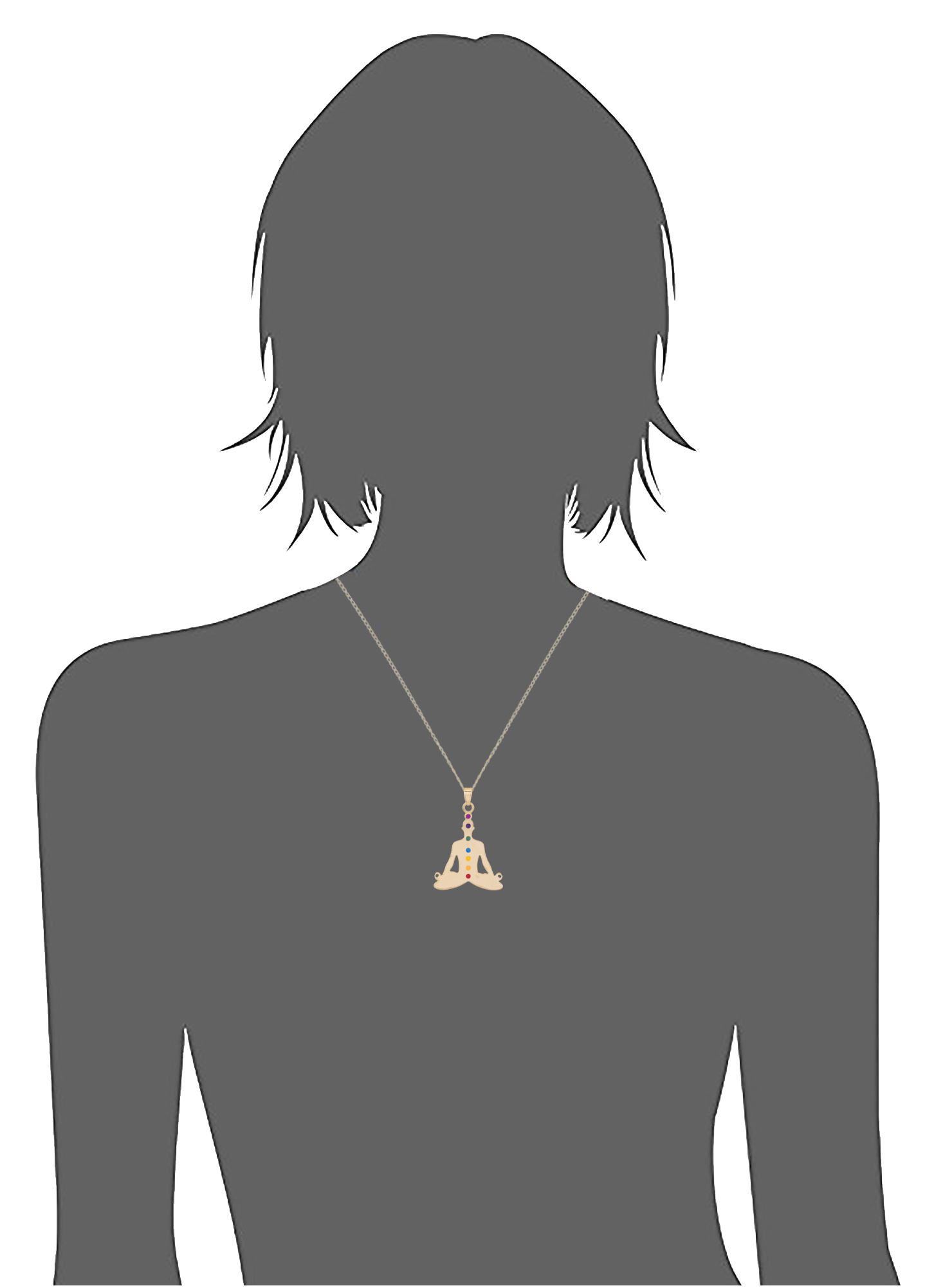 7 Chakra Meditation Pendant Necklace – Spiritual Healing Jewelry - Image 2